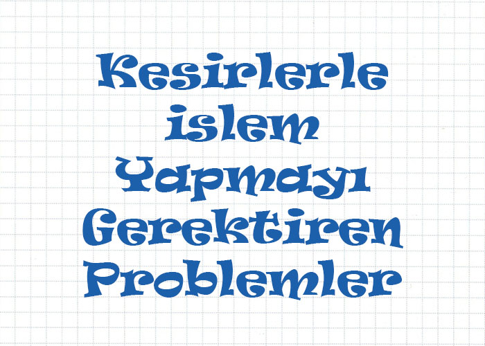 Kesir problemleri