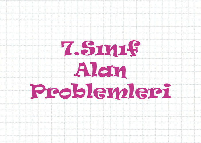 Alan Problemleri Konu Anlatımı