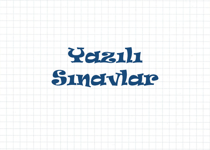 matematik yazılı sınavları